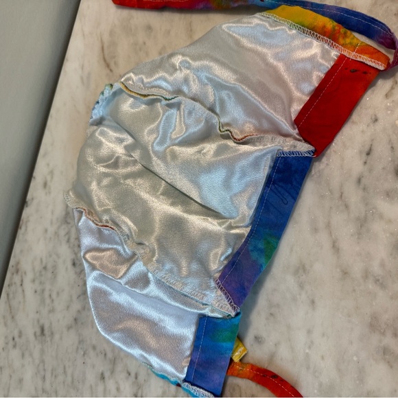 New tie dye scrub cap with satin lining - Picture 6 of 6